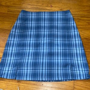 Brandy Melville plaid mini skirt